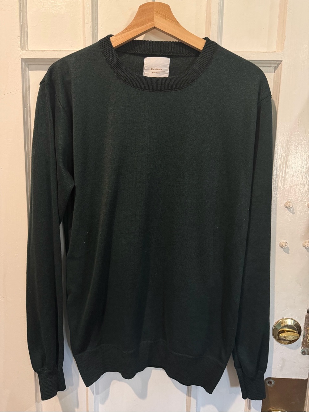 Men's Forest Green Crewneck Sweater